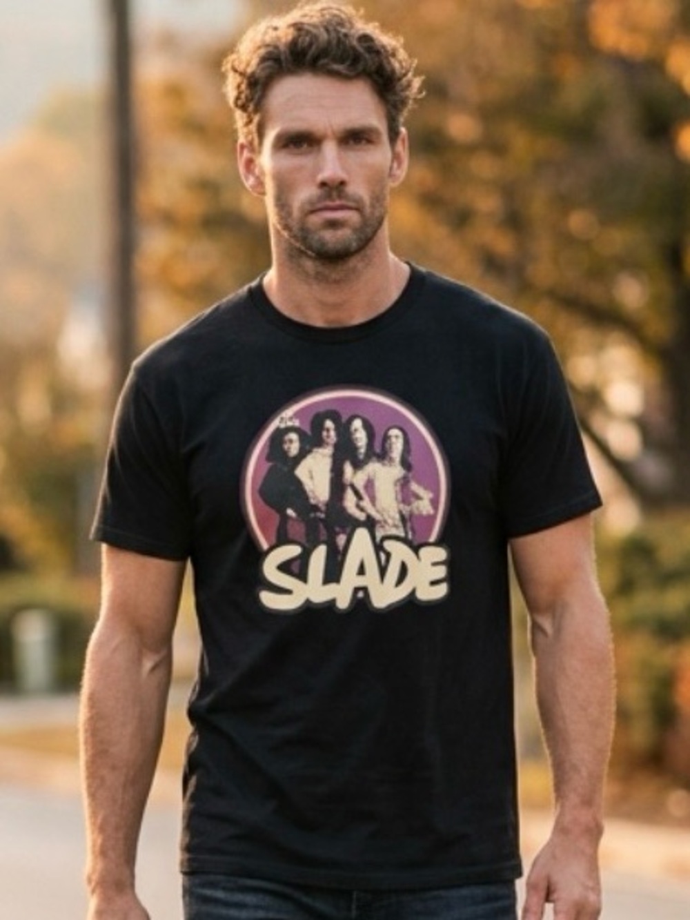 Slade Black T Shirt